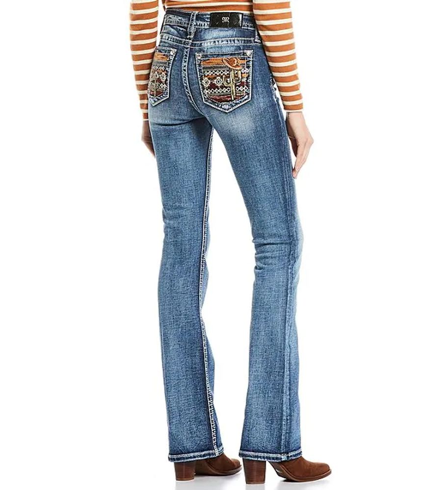 groot breken vitamine Miss Me Desert Sun Embroidered Pocket Mid Rise Bootcut Jeans | The Shops at  Willow Bend