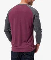 Mizzen+Main Color Block EasyKnit Long-Sleeve Henley