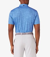 Mizzen+Main Performance Stretch Versa Printed Short Sleeve Polo Shirt