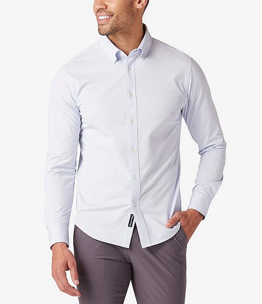 Mizzen+Main Trim Fit Ellis Performance Stretch Solid Long Sleeve Oxford Shirt