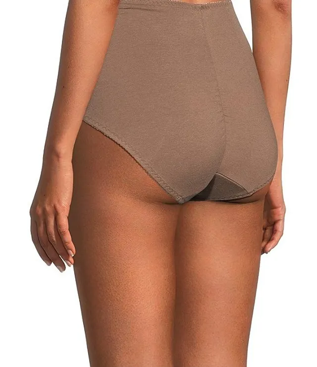 Light Brown Seamless Light Control High Waisted Full Briefs