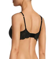 Modern Movement Lurex Lace Wing Push-Up Bra