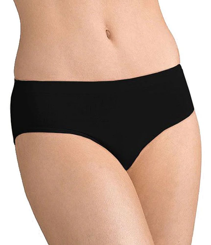 Seamless Mid-Rise Cotton Gusset Panty - inestory