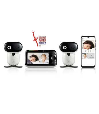 Motorola Pip 1610 5.0#double; Wi-Fi® HD Motorized Video 2 Cameras Baby Monitor