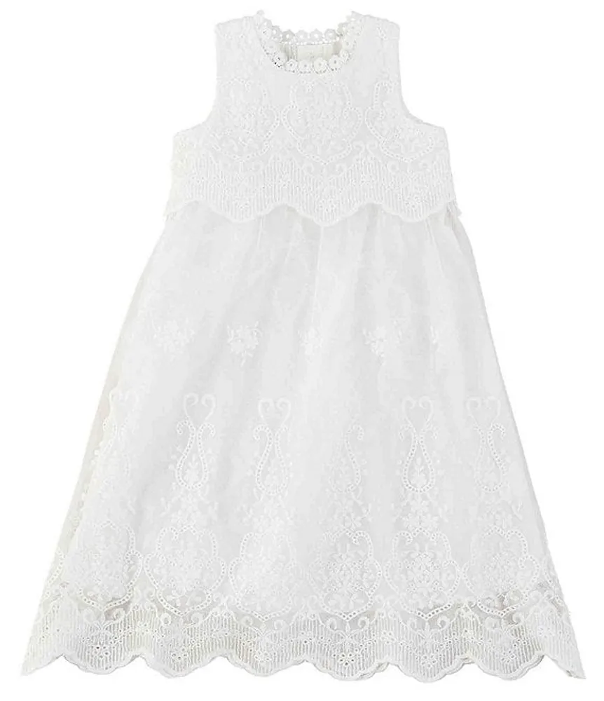 Mud Pie Baby Girls 0/6 Months Christening Gown