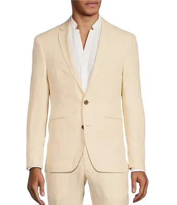 Murano Baird McNutt Big & Tall Solid Linen Slim Fit Suit Separates Blazer
