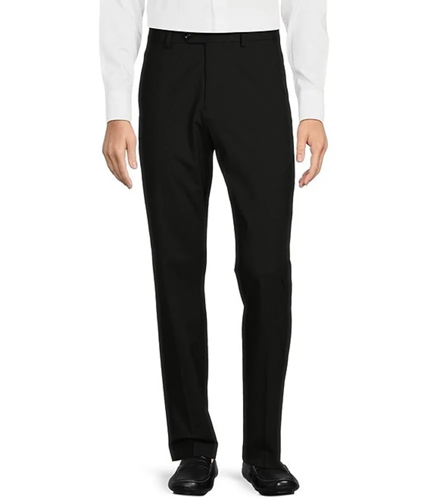 Murano Collezione Alex Slim Fit Performance Bi-Stretch Solid Suit Separates Flat Front Dress Pants