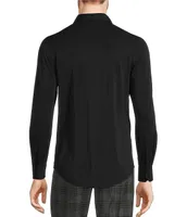 Murano Collezione Canclini Slim-Fit Solid Long-Sleeve Techno Woven Shirt