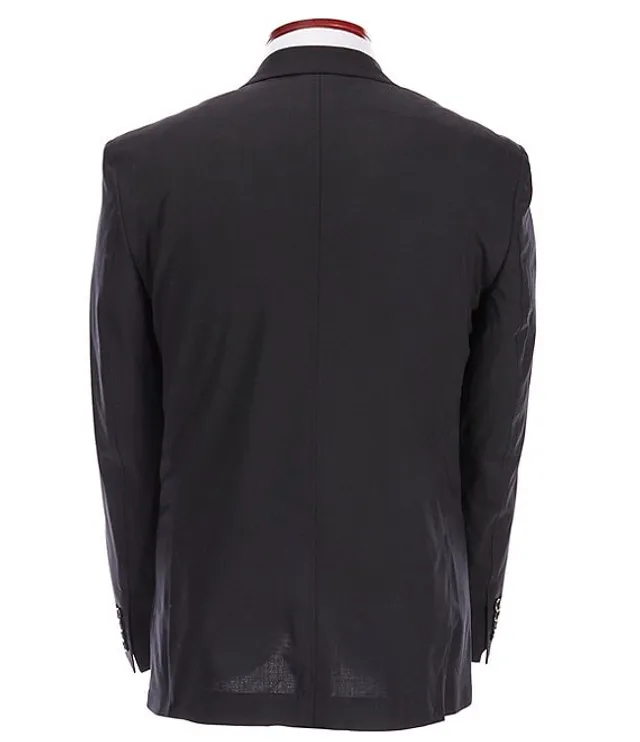 Murano Collezione Alex Slim Fit Performance Bi-Stretch Solid Suit Separates  Flat Front Dress Pants