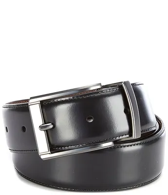 Murano Horns Reversible Leather Belt