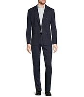 Murano Slim-Fit Double Breasted Glen Plaid Blazer