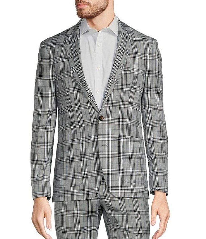 Murano Slim Fit Glen Plaid Blazer