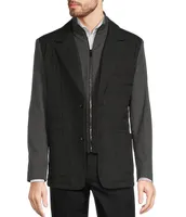 Murano Slim-Fit Quilted Zip Out Suit Separates Blazer