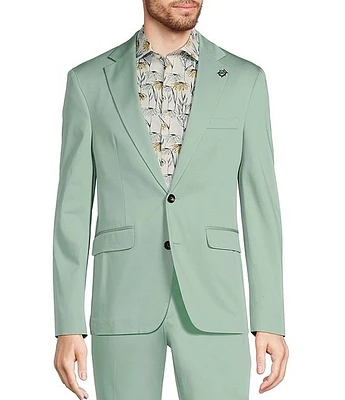 Murano Verdant Vibes Collection Slim-Fit Sateen Suit Separates Blazer