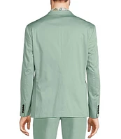 Murano Verdant Vibes Collection Slim-Fit Sateen Suit Separates Blazer