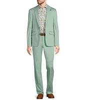 Murano Verdant Vibes Collection Slim-Fit Sateen Suit Separates Blazer