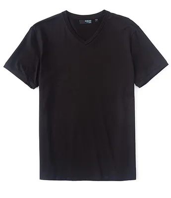 Murano Wardrobe Essentials Liquid Luxury Slim-Fit Short-Sleeve V-Neck T-Shirt