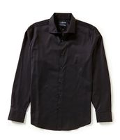 Murano Wardrobe Essentials Slim-Fit Textured Spread-Collar Woven Sportshirt