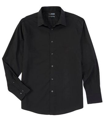 Murano Wardrobe Essentials Classic-Fit Solid Long-Sleeve Woven Shirt
