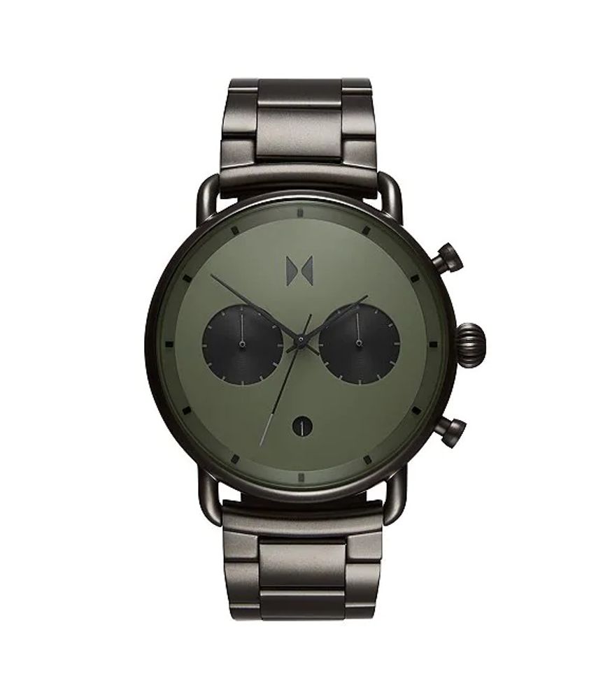 MVMT Men's Blacktop Collection Rallye Green Gunmetal Quartz Chronograph  Watch | Pueblo Mall