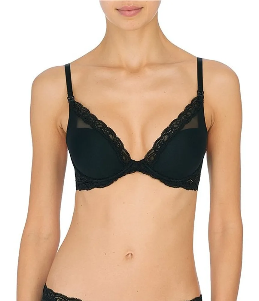 Natori Simply Lace Contour Plunge Underwire Bra