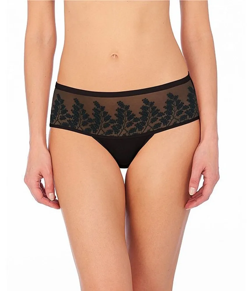 Natori Pure Luxe Lace Waist Boyshort Panty