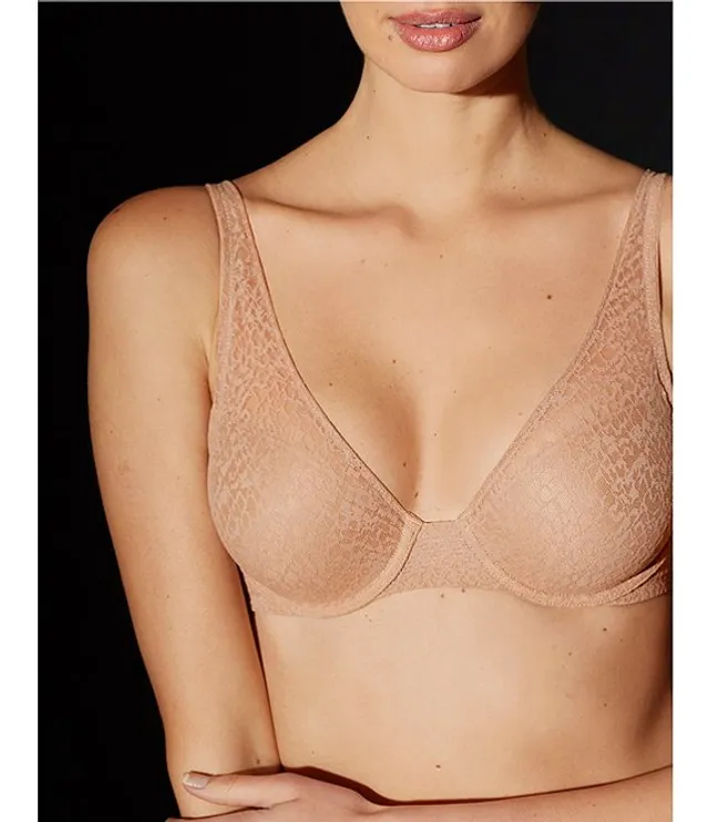SOMA STUNNING SUPPORT Full Coverage Underwire Bra 38D Beige Nude Lace  $16.97 - PicClick