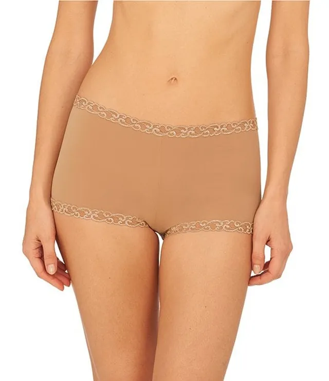 Natori Pure Luxe Leopard Print Boyshort Panty