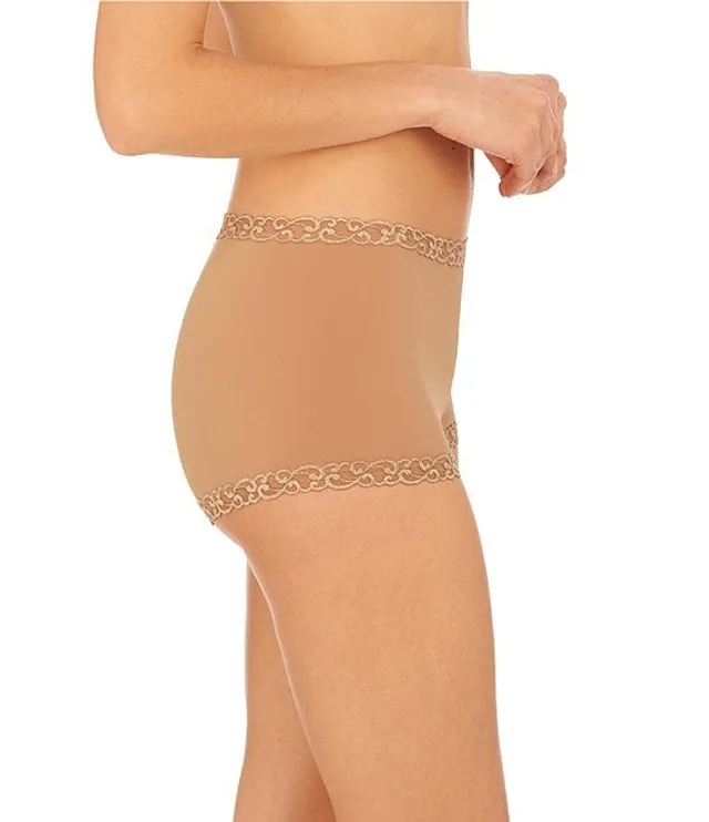 Natori Pure Luxe Lace Waist Boyshort Panty