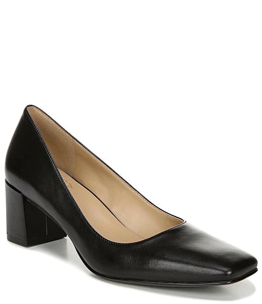 Naturalizer Karina Leather Block Heel Pumps | The Shops at Willow Bend