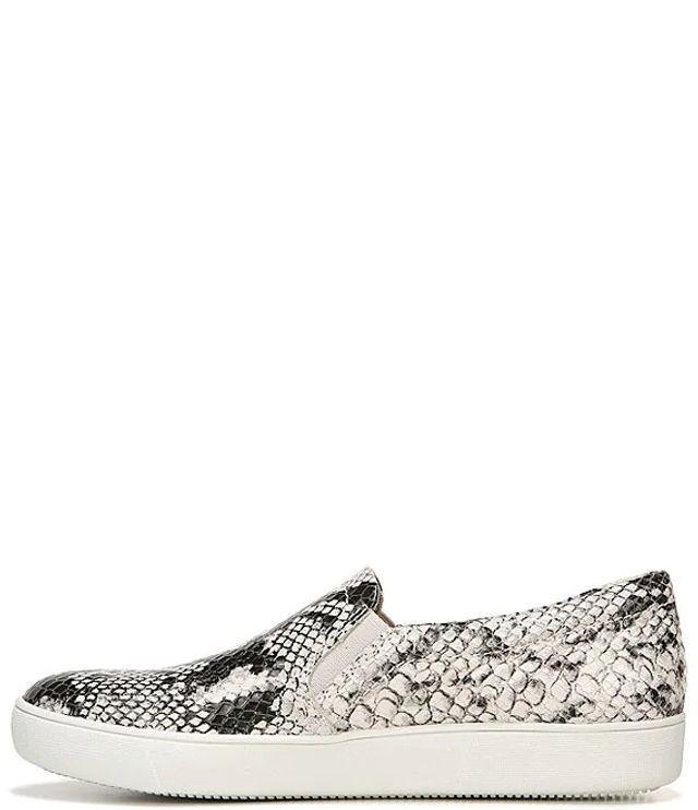 Rust uit enkel en alleen Snooze Naturalizer Marianne Snake Print Leather Slip On Sneakers | Pueblo Mall