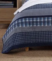 Nautica Addison Plaid Cotton Reversible Quilt Mini Set