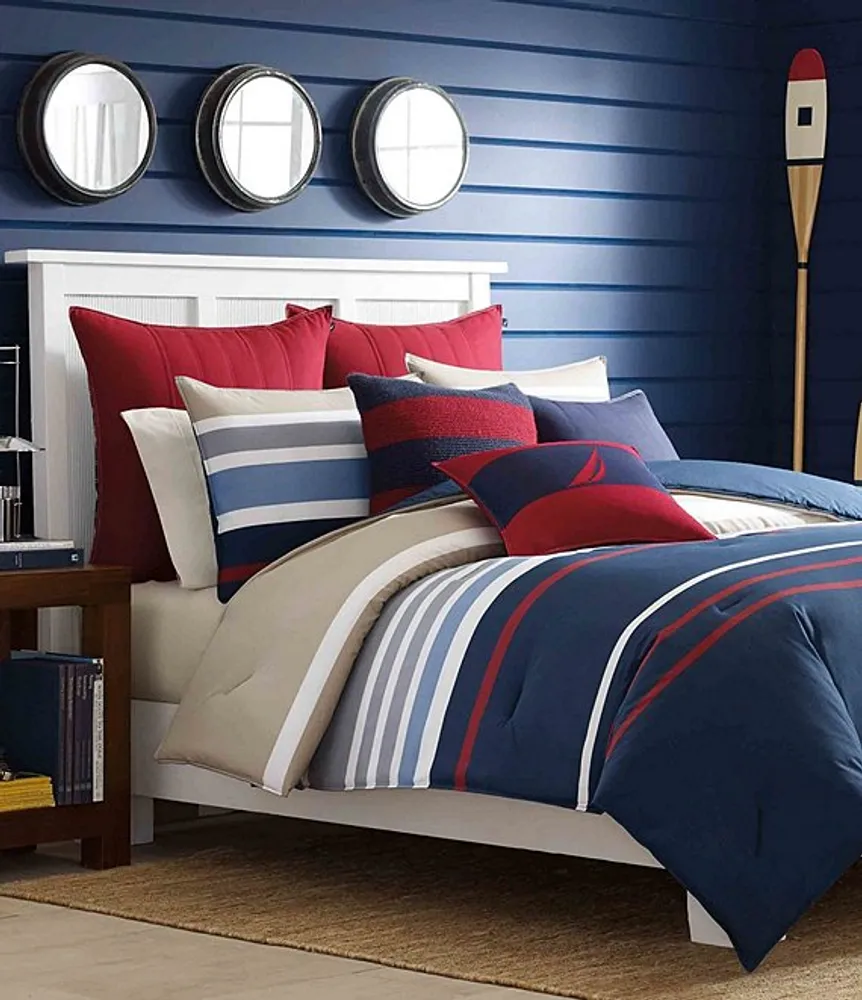 Nautica Craver Comforter And Pillow Sham Set, Bedding Sets, Household