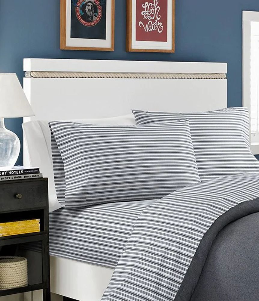 Nautica Coleridge Striped Percale Sheet Set