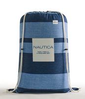 Nautica Longpoint Large Stripe Mini Comforter Set