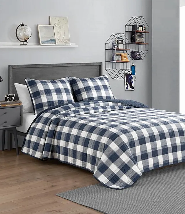 Nautica Point Harbor Navy Embossed Reversible Mini Comforter Set