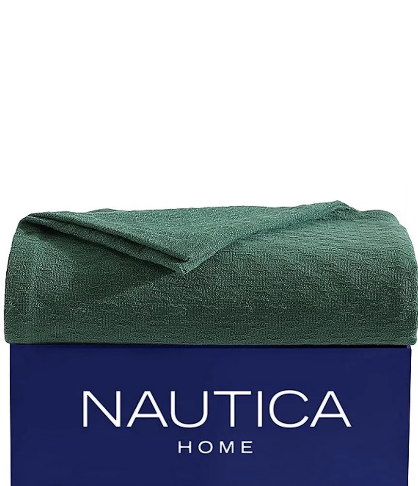 Nautica Marina Cove Cotton Reversible Quilt And Bonus Set