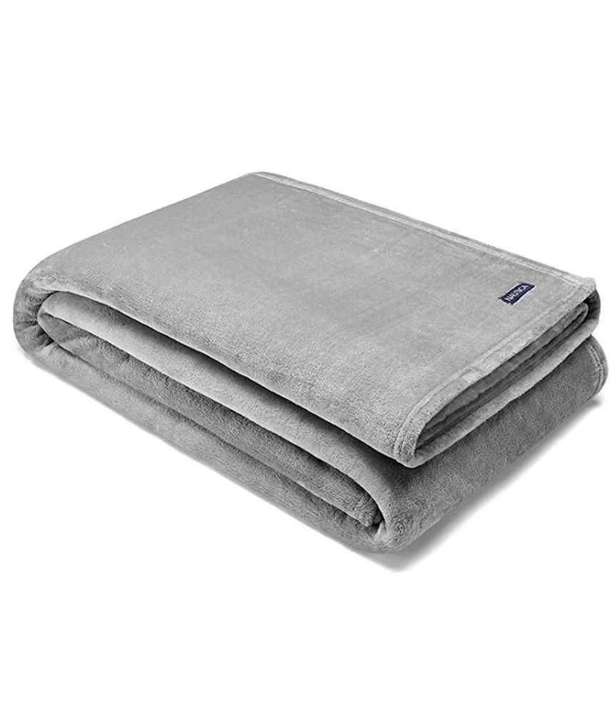 Nautica Ultra Soft Plush Bed Blanket