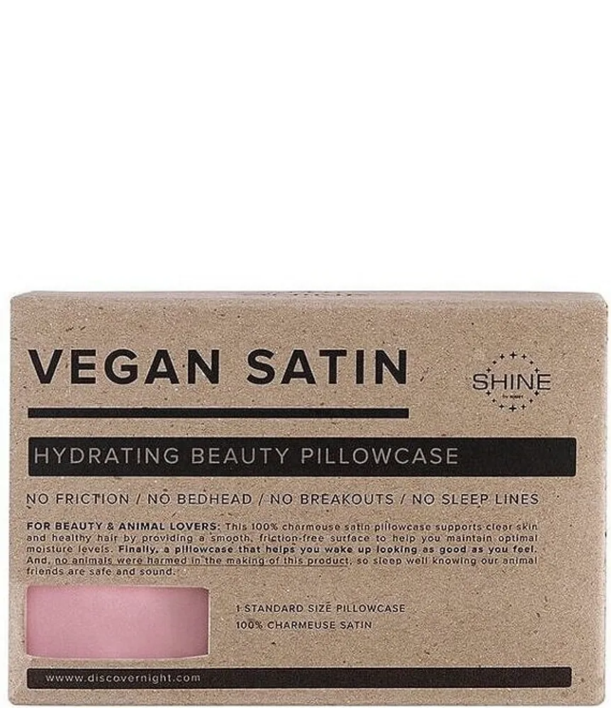 NIGHT Vegan Satin Queen Pillowcase