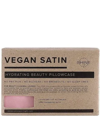 NIGHT Vegan Satin Queen Pillowcase