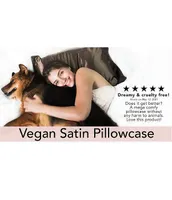 NIGHT Vegan Satin Queen Pillowcase