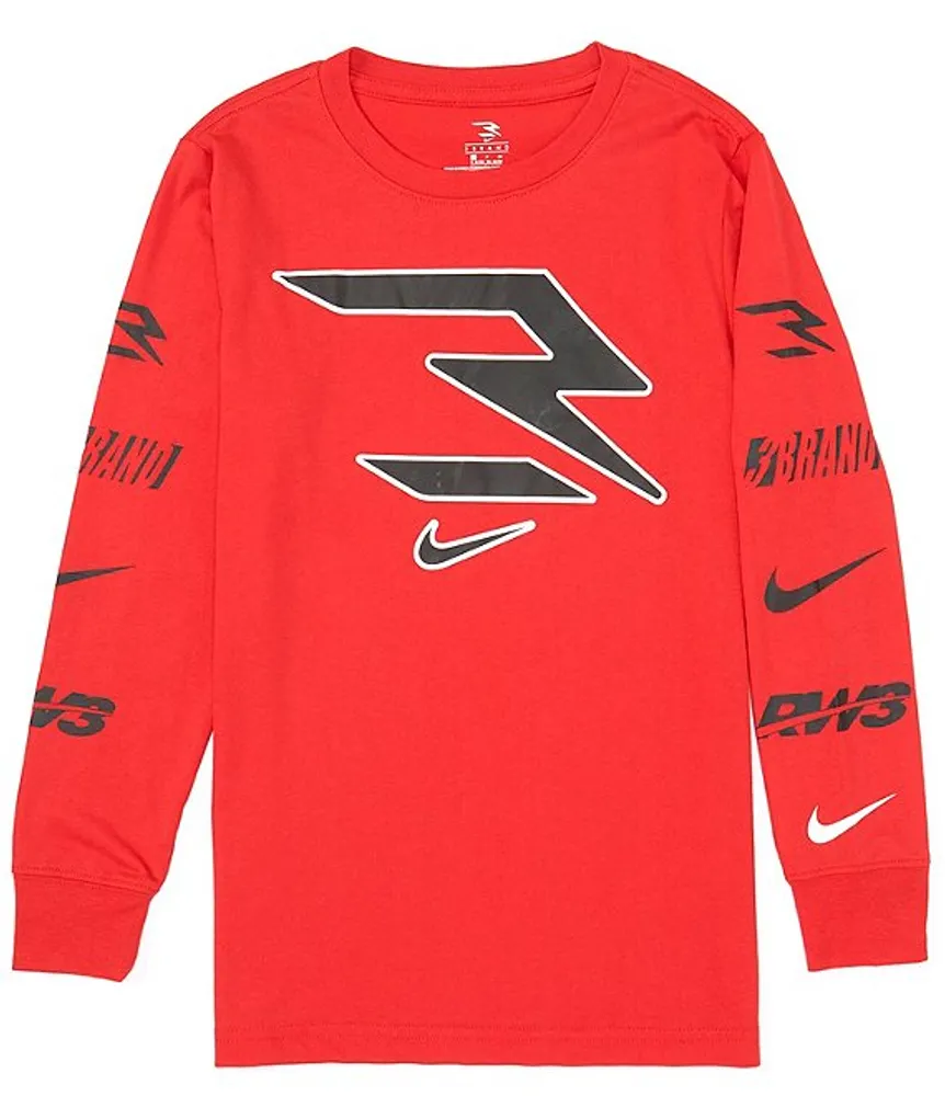 Nike 3BRAND By Russell Wilson Big Boys 8-20 Long-Sleeve Graphic T-Shirt