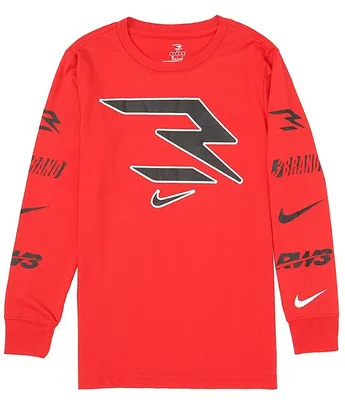 Nike 3BRAND By Russell Wilson Big Boys 8-20 Long-Sleeve Graphic T-Shirt