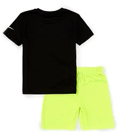 Nike 3BRAND by Russell Wilson Big Boys 8-20 Short Sleeve Wordmark T-Shirt & Set