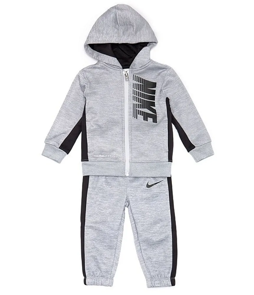 Under Armour Little Boys Branded Logo Zip-Up Hoodie and Joggers Set - Macy's