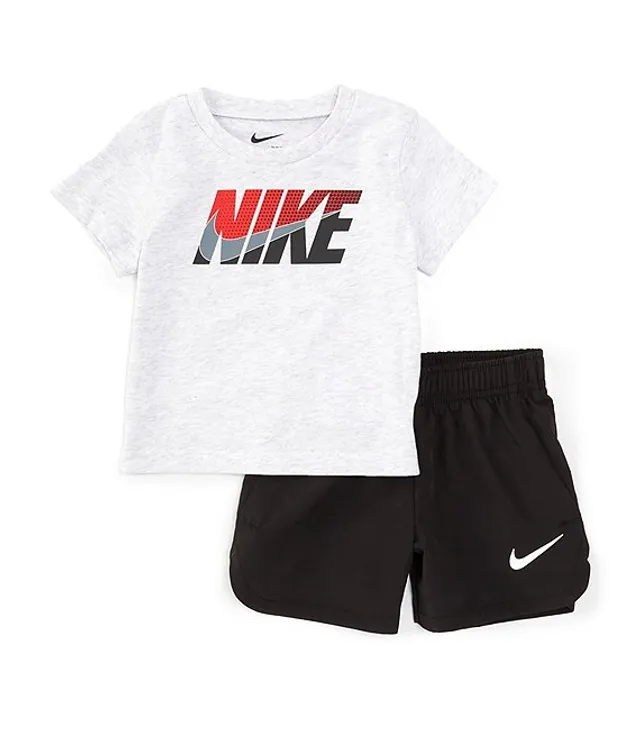 Nike Baby Boys 12-24 Months Short Sleeve Dropset Jersey T-Shirt &  Double-Knit Shorts Set