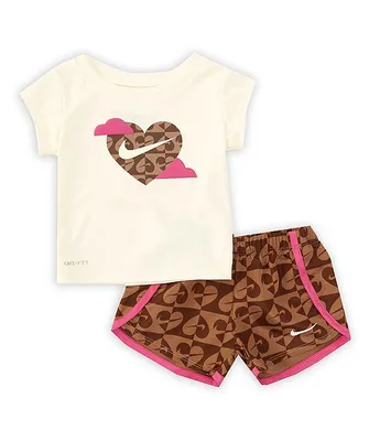 Nike Baby Girls 12-24 Months Long Sleeve Femme Sport Top & Leggings Set