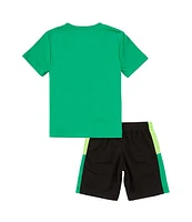 Nike Little Boys 2T-7 Short Sleeve NK DK Icon Mesh T-Shirt & Set