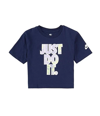 Nike Little Girls 2T-6X Short Sleeve Just Do It T-Shirt