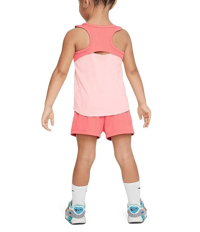 Nike Little Girls 2T-6X Sleeveless Freeze Tag T-Shirt & Mesh Short